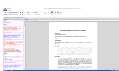 Litera Compare 界面演示